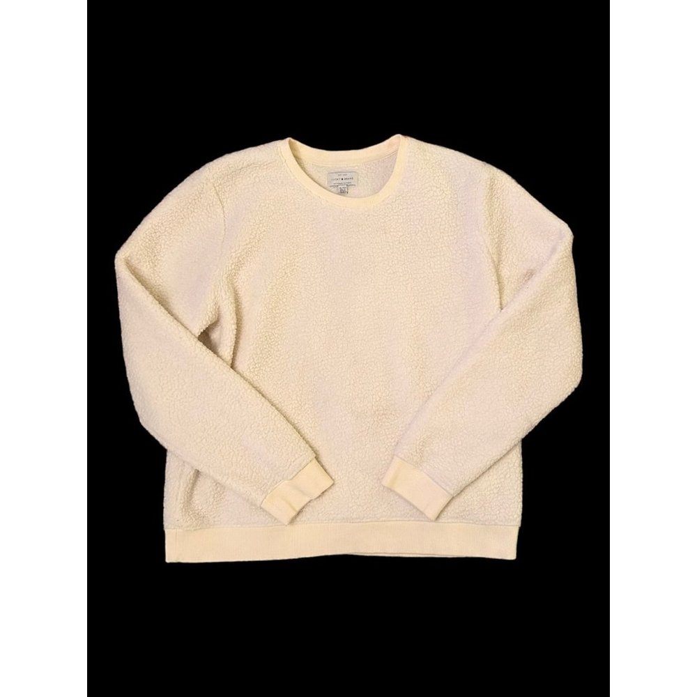 NWOT Lucky Brand Sherpa Sweatshirt -XL - Picture 1 of 9